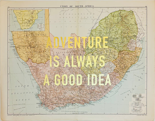 ASSORTED ADVENTURE iS ALWAYS A GOOD iDEA ViNTAGE MAPS