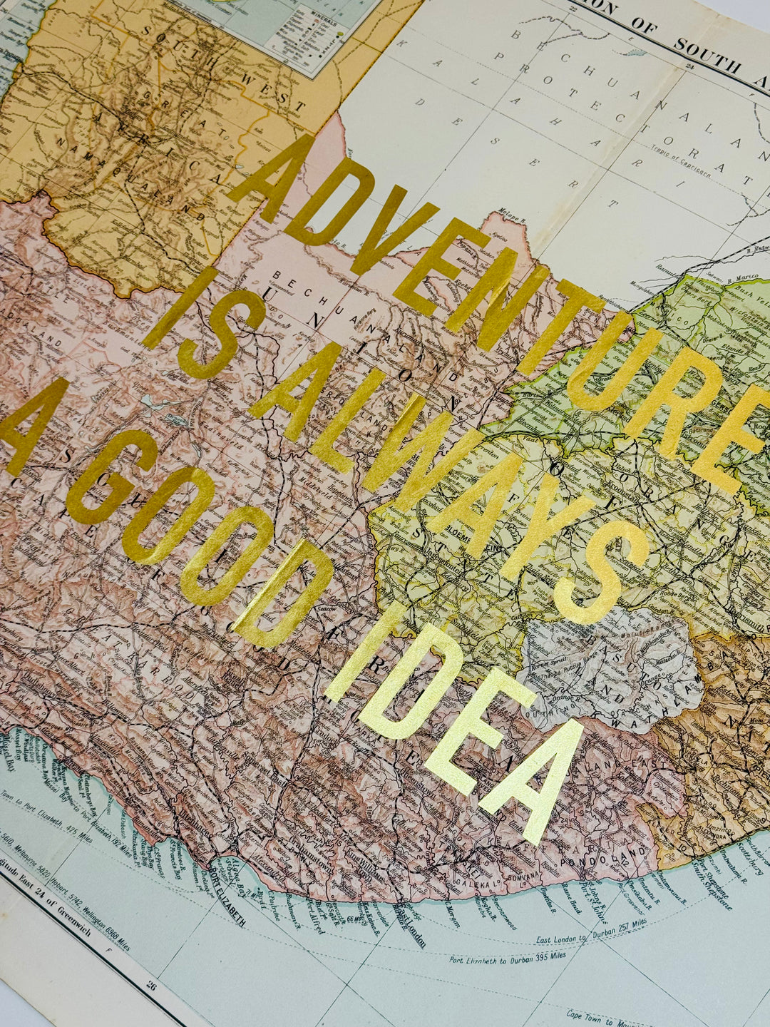 ASSORTED ADVENTURE iS ALWAYS A GOOD iDEA ViNTAGE MAPS