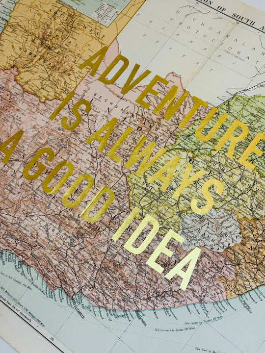 ASSORTED ADVENTURE iS ALWAYS A GOOD iDEA ViNTAGE MAPS