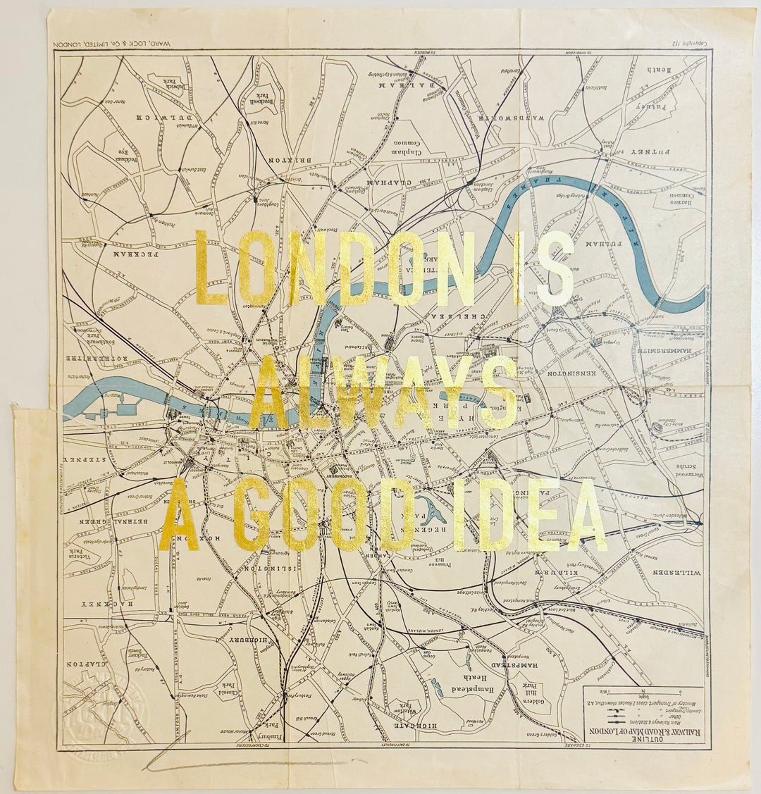 LONDON iS ALWAYS A GOOD iDEA - ViNTAGE MAP