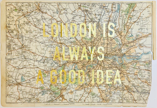 LONDON iS ALWAYS A GOOD iDEA - ViNTAGE MAP