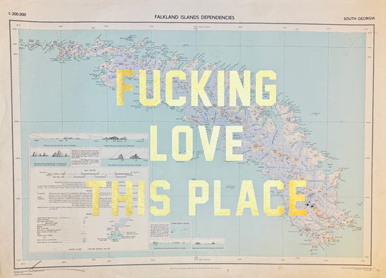 LARGE ASSORTED GOLD LEAF ViNTAGE MAPS