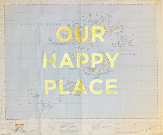 LARGE ASSORTED GOLD LEAF ViNTAGE MAPS