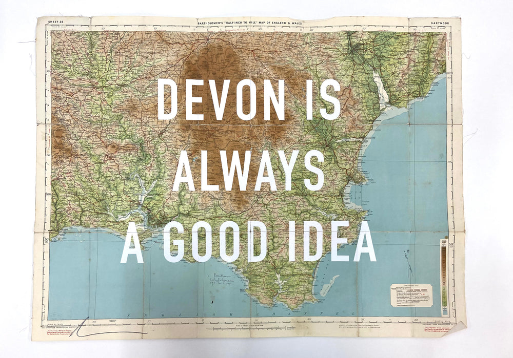 DEVON iS ALWAYS A GOOD iDEA (WHiTE)