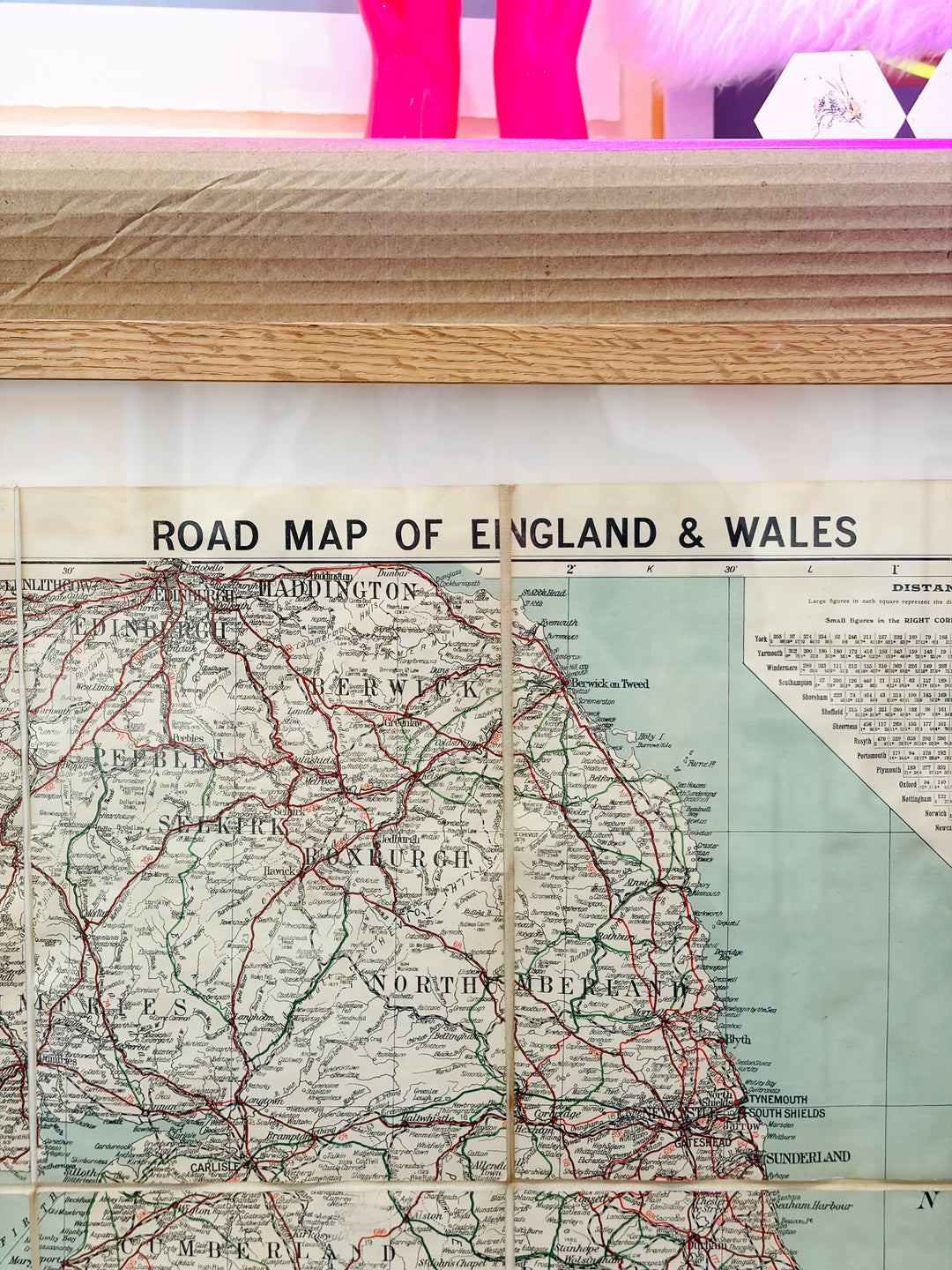 FiSH & CHiPS; ROAD MAP OF ENGLAND & WALES