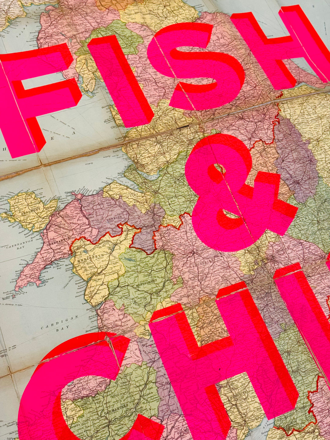 FiSH & CHiPS ENGLAND AND WALES XL MAPS