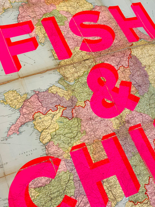FiSH & CHiPS ENGLAND AND WALES XL MAPS
