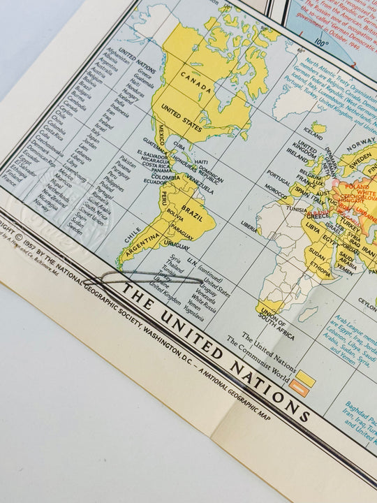 ADVENTURE iS ALWAYS A GOOD iDEA ViNTAGE WORLD MAP