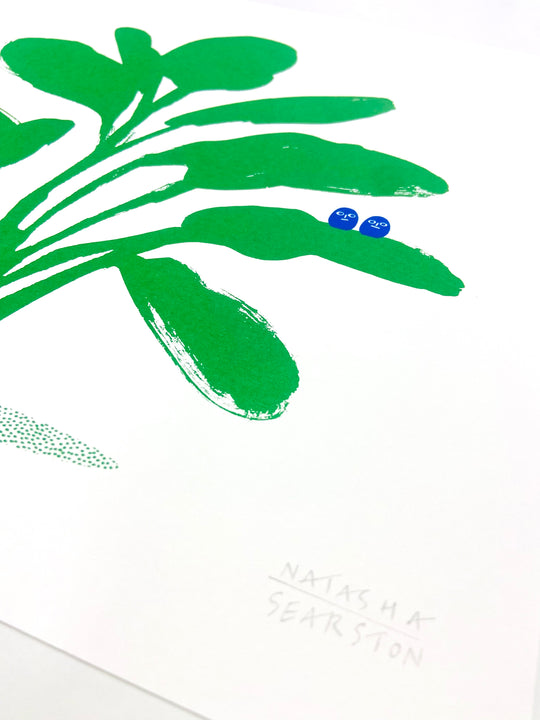 LiTTLE PLANT (GREEN AND BLUE)