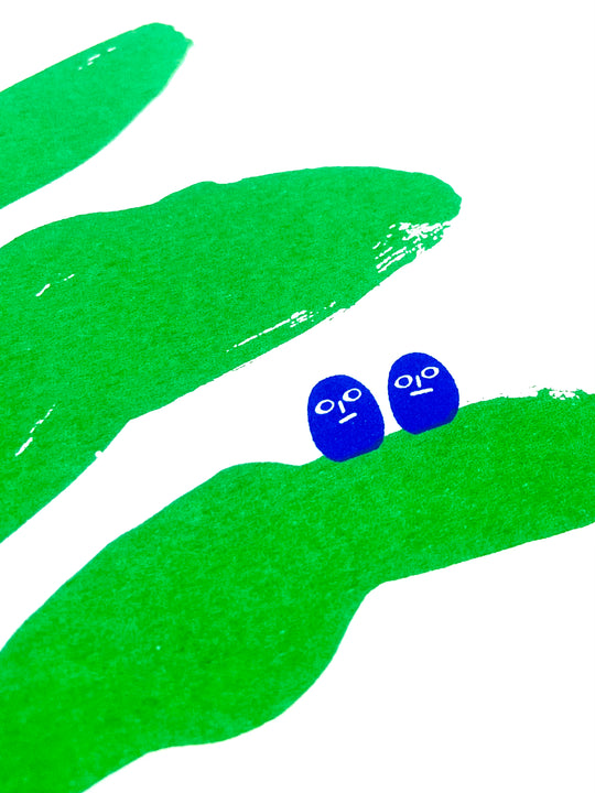 LiTTLE PLANT (GREEN AND BLUE)