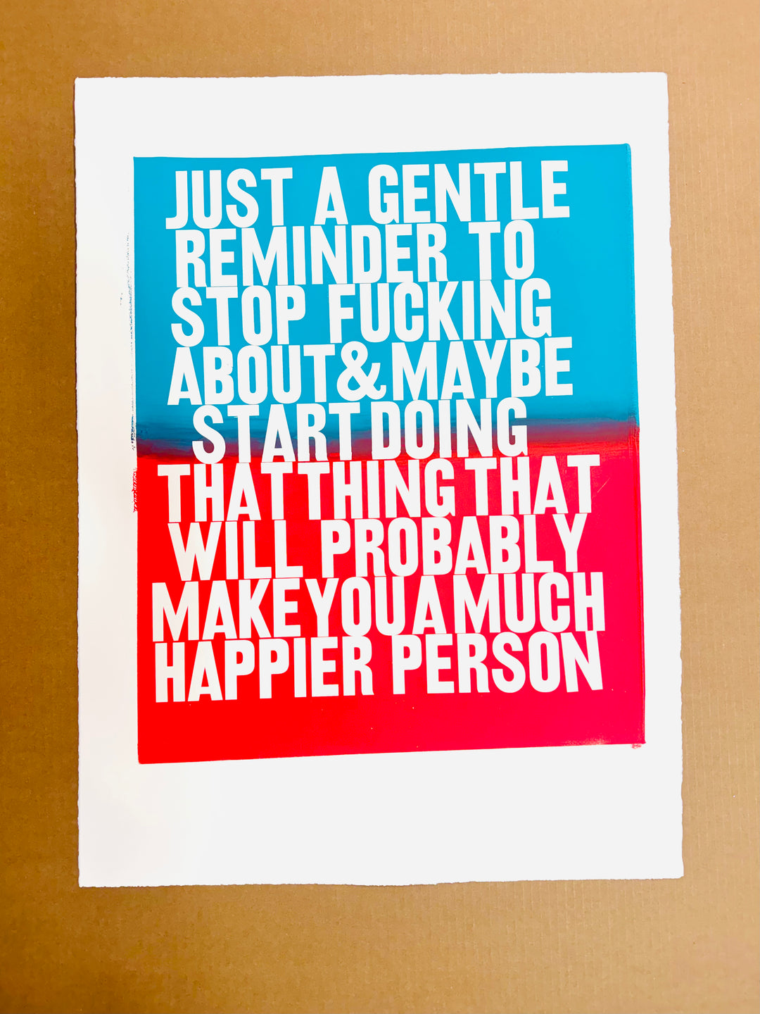 *PRESALE* GENTLE REMiNDER TEAL & RED