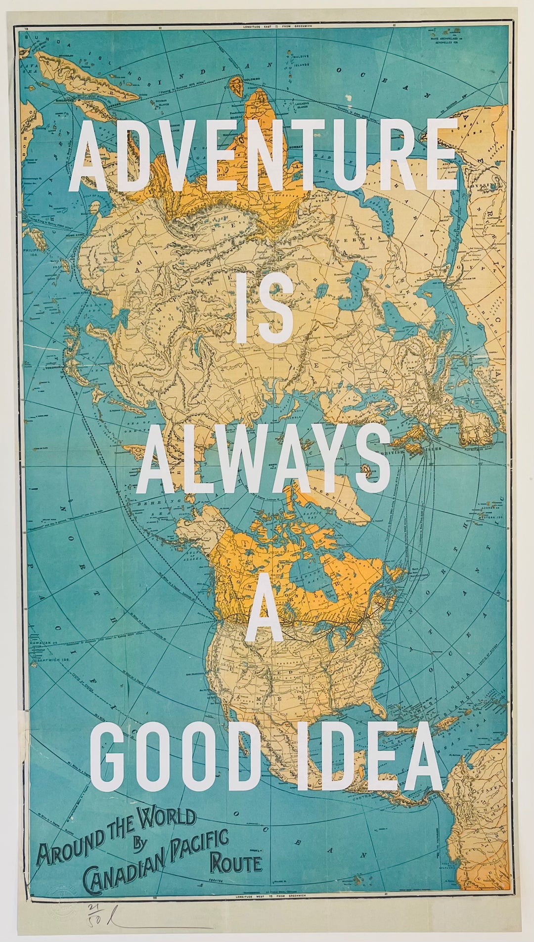 ADVENTURE iS ALWAYS A GOOD iDEA (WHiTE)