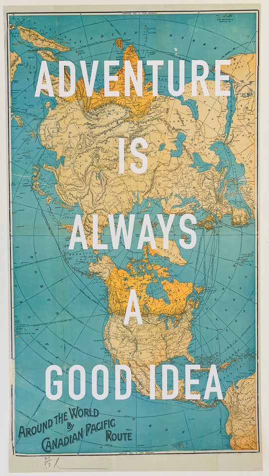 ADVENTURE iS ALWAYS A GOOD iDEA (WHiTE)