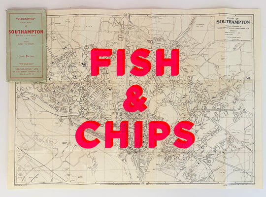 FiSH AND CHiPS - ViNTAGE MAP