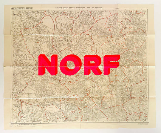 NORF - ViNTAGE MAP - NORTH LONDON