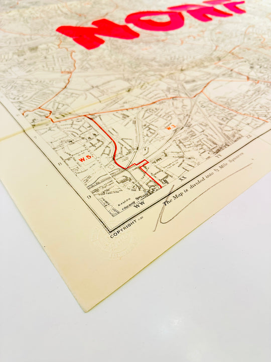 NORF - ViNTAGE MAP - NORTH LONDON