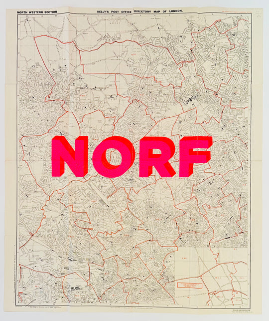 NORF - ViNTAGE MAP - NORTH LONDON