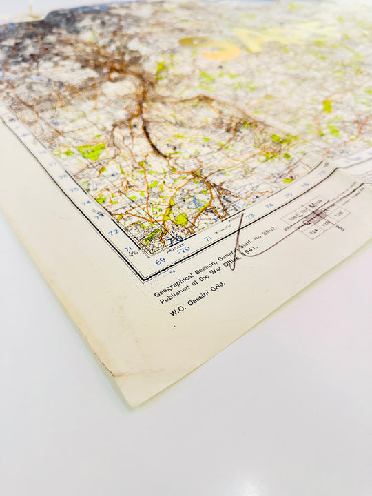 SARF - GOLD LEAF ViNTAGE MAP