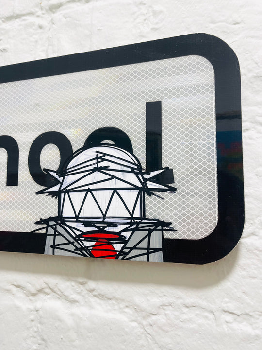 SCHOOL ROAD SiGN