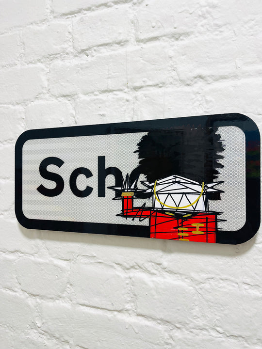 SCHOOL ROAD SiGN