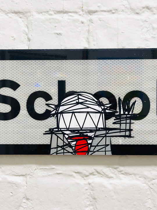 SCHOOL ROAD SiGN