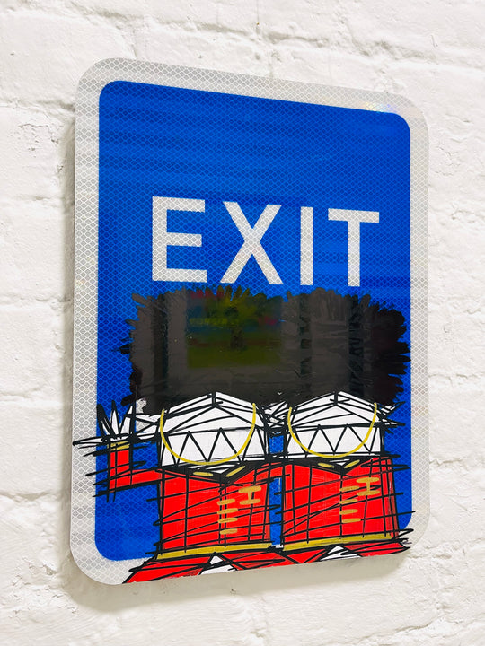 EXiT ROAD SiGN