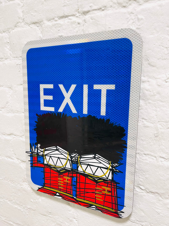 EXiT ROAD SiGN