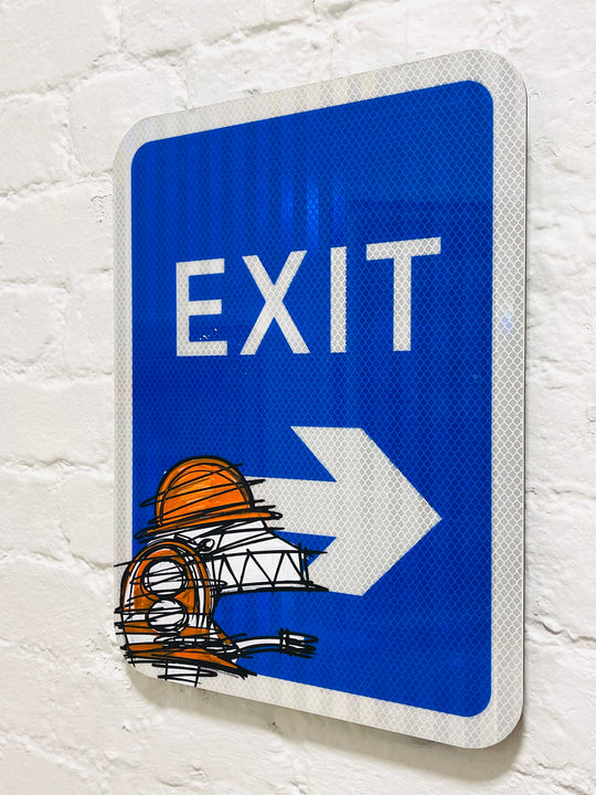 EXiT ROAD SiGN