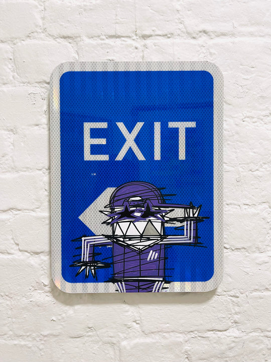 EXiT ROAD SiGN