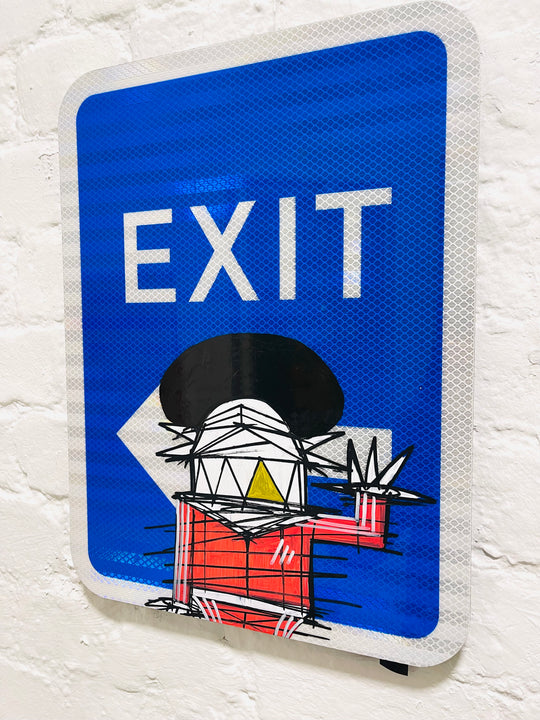 EXiT ROAD SiGN
