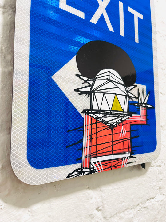 EXiT ROAD SiGN