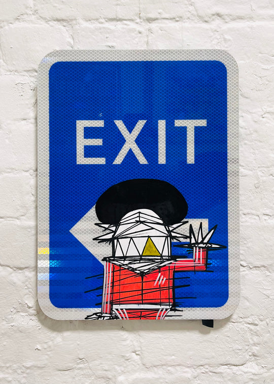 EXiT ROAD SiGN