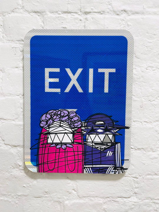 EXiT ROAD SiGN