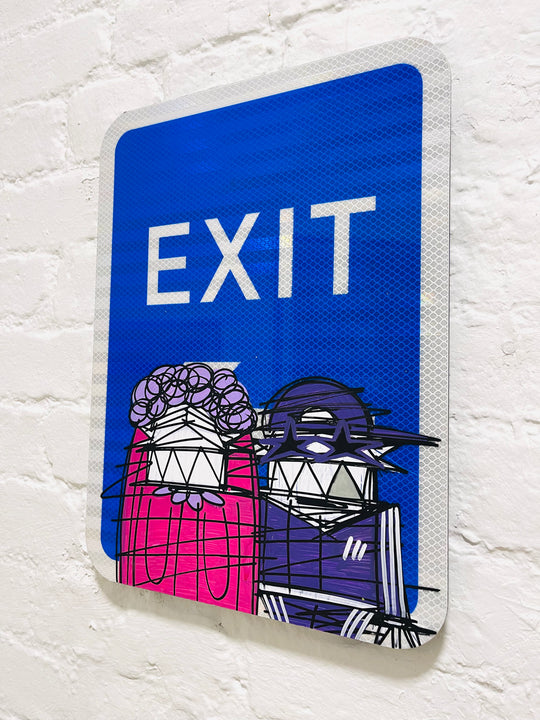 EXiT ROAD SiGN