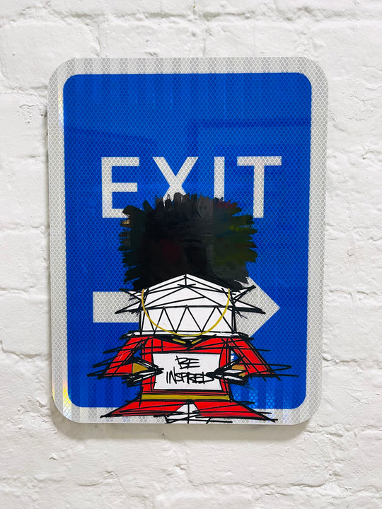 EXiT ROAD SiGN