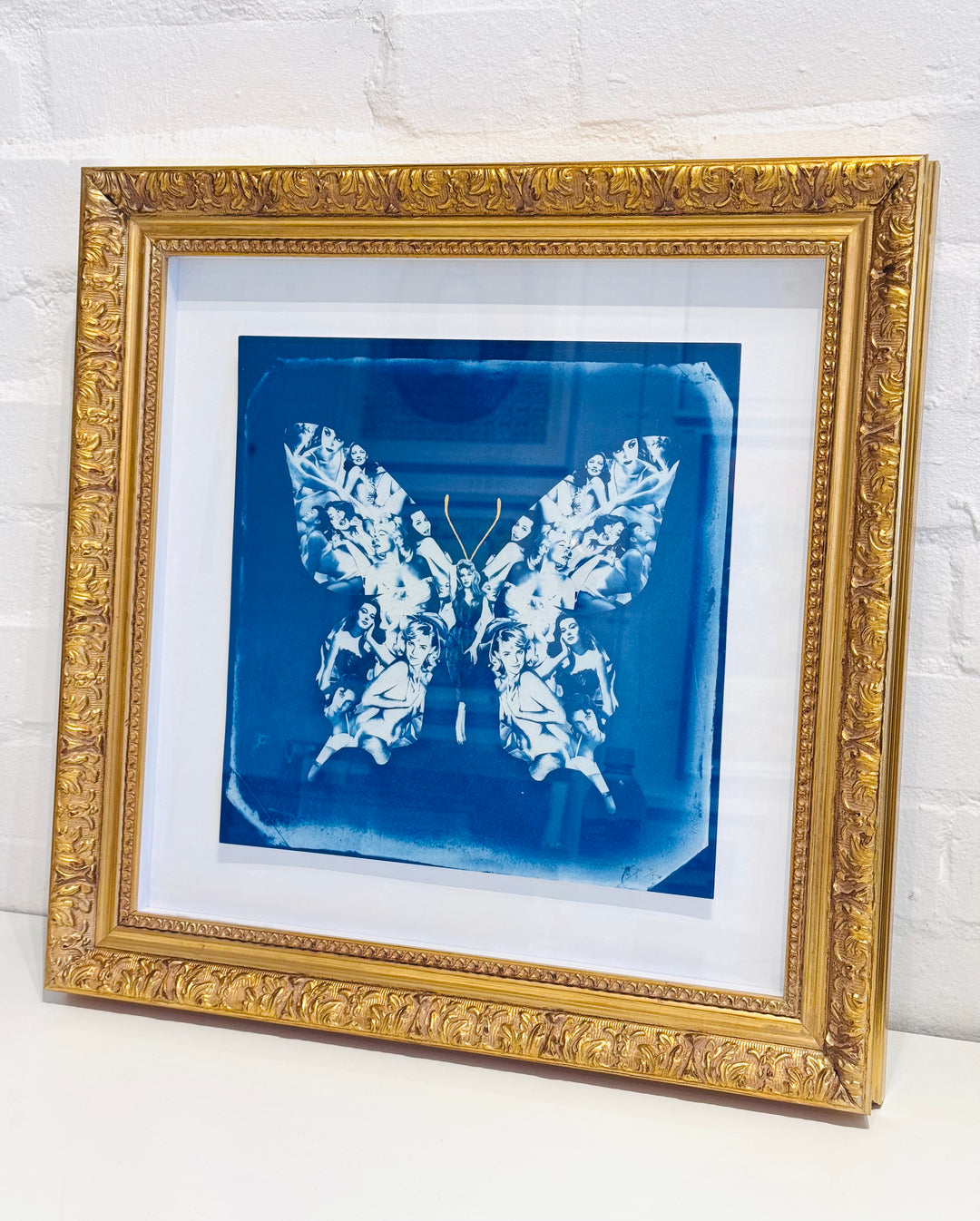 BOMBSHELL BUTTERFLY CYANOTYPE