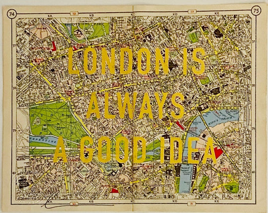 LONDON IS ALWAYS A GOOD IDEA - ViNTAGE MAP