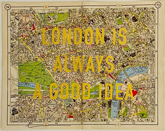 LONDON IS ALWAYS A GOOD IDEA - ViNTAGE MAP