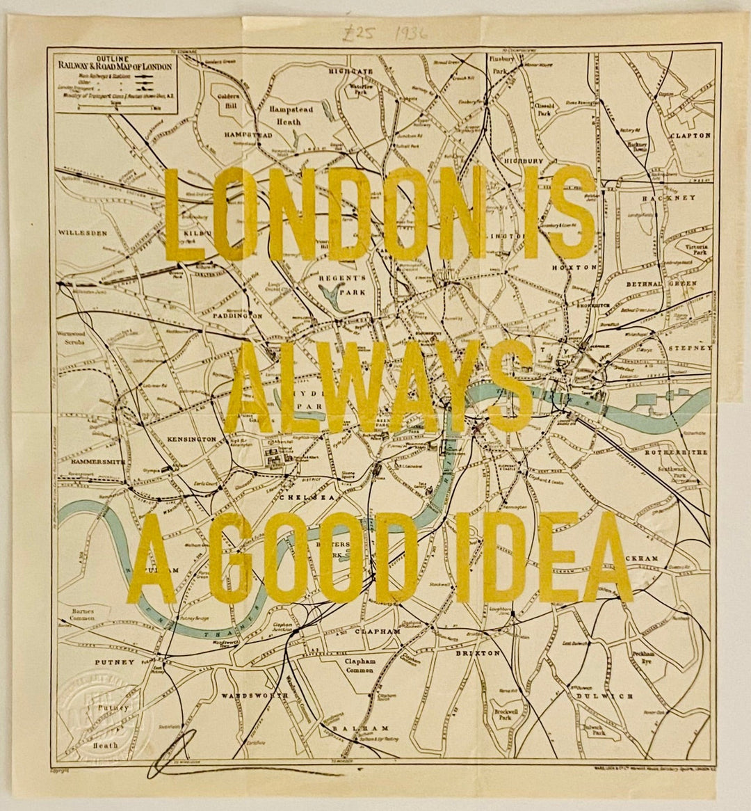 LONDON IS ALWAYS A GOOD IDEA - ViNTAGE MAP