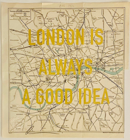 LONDON IS ALWAYS A GOOD IDEA - ViNTAGE MAP
