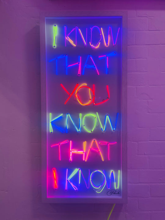 i KNOW THAT YOU KNOW THAT i KNOW