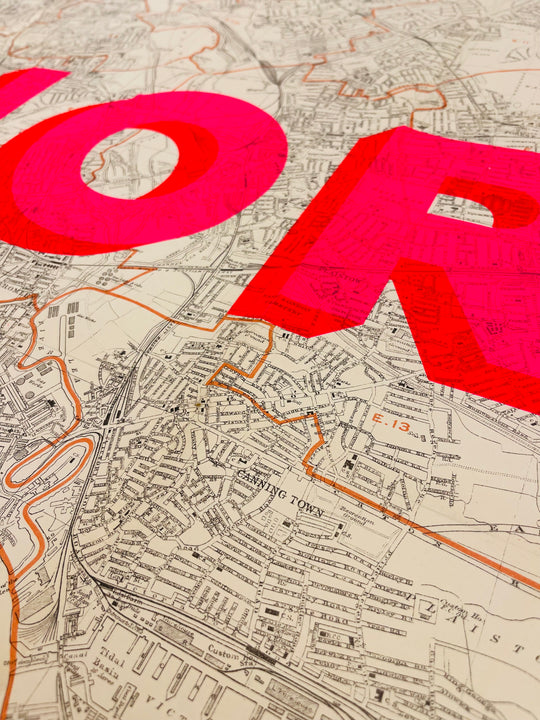 NORF - ViNTAGE MAP - NORTH LONDON