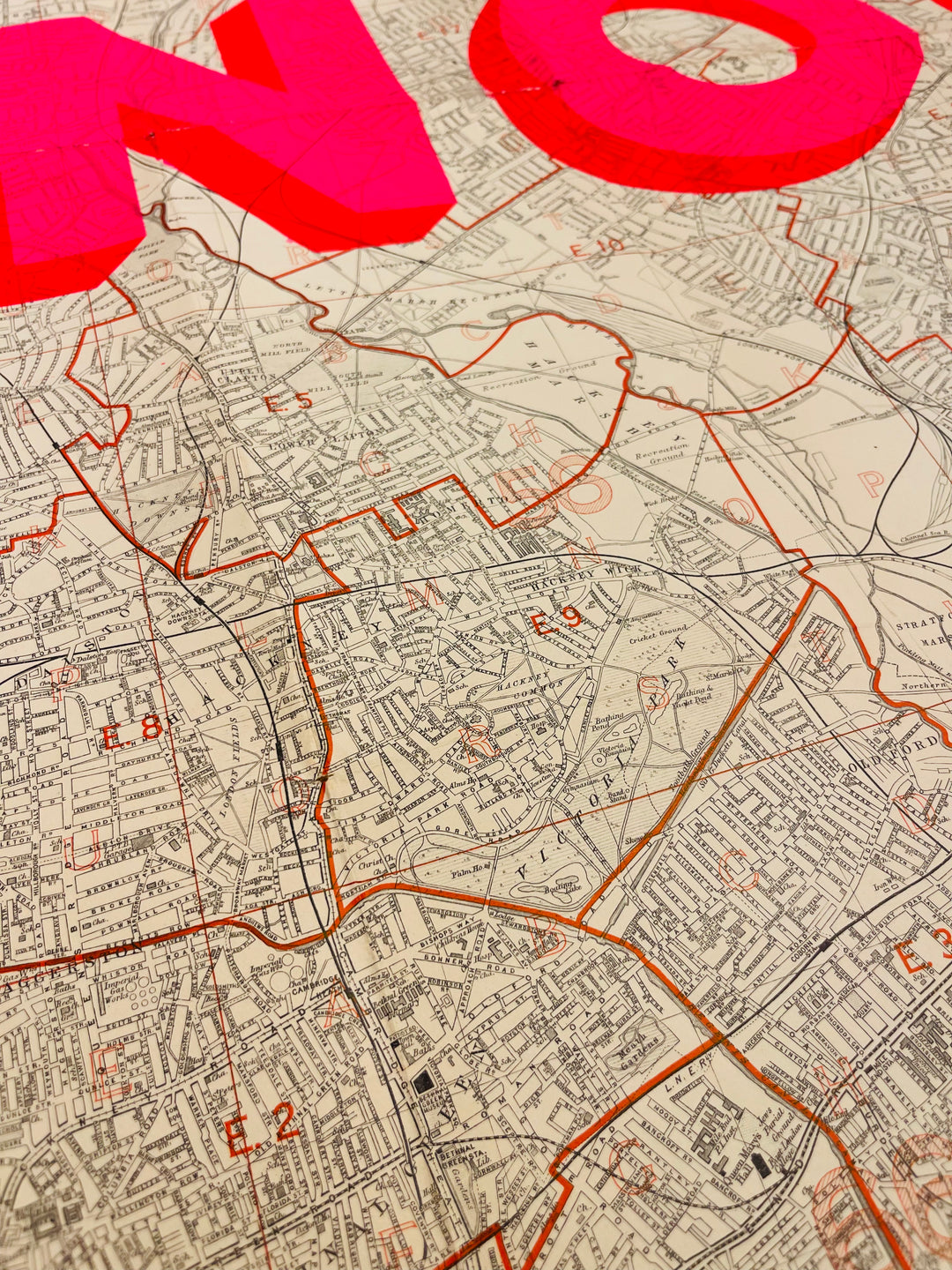 NORF - ViNTAGE MAP - NORTH LONDON