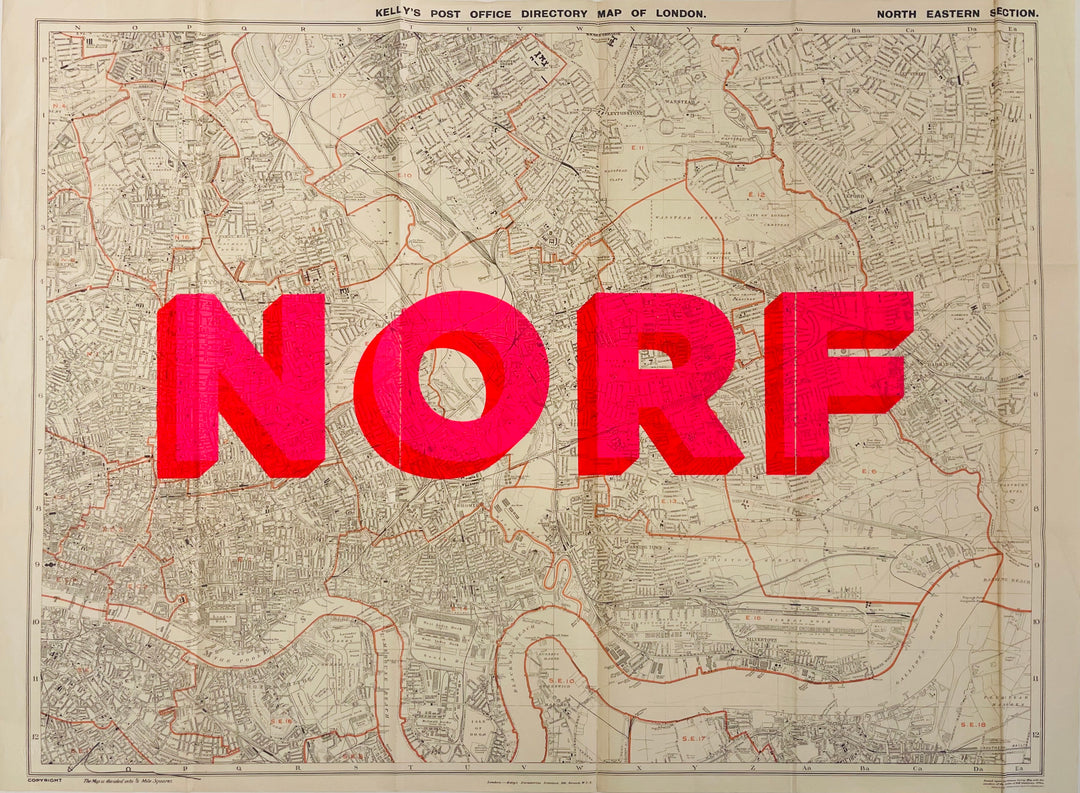 NORF - ViNTAGE MAP - NORTH LONDON