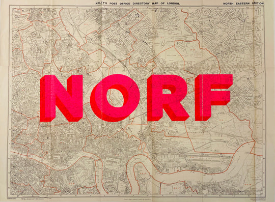 NORF - ViNTAGE MAP - NORTH LONDON