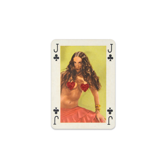 ViNTAGE AUSTRiAN PLAYiNG CARDS - RED GLiTTER