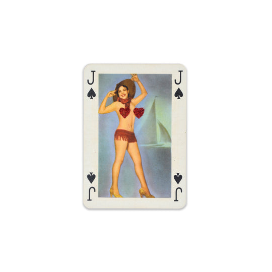 ViNTAGE AUSTRiAN PLAYiNG CARDS - RED GLiTTER