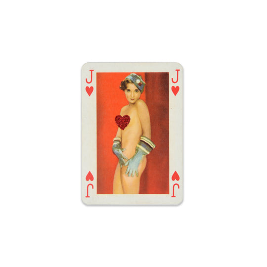 ViNTAGE AUSTRiAN PLAYiNG CARDS - RED GLiTTER