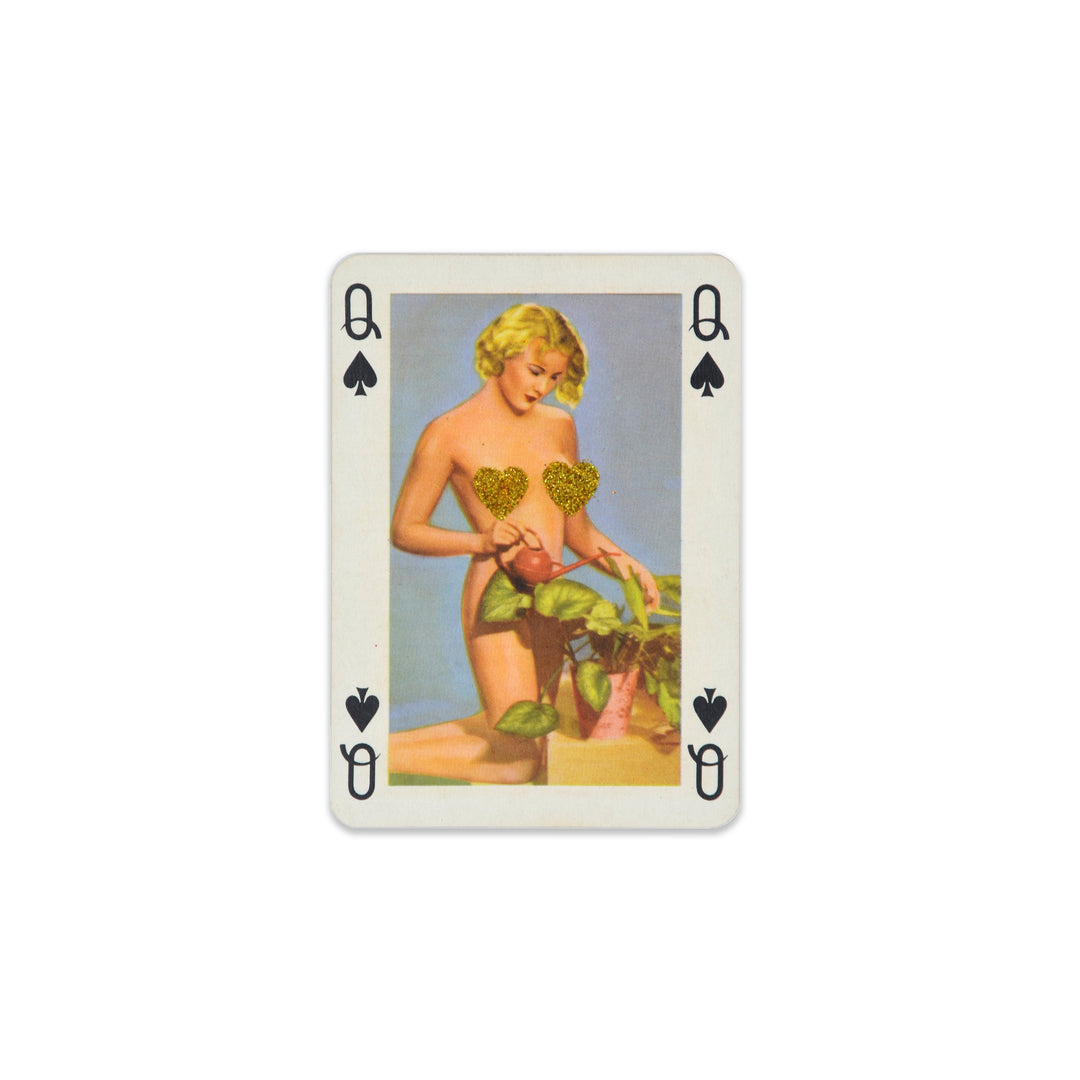 ViNTAGE AUSTRiAN PLAYiNG CARDS - GOLD GLiTTER