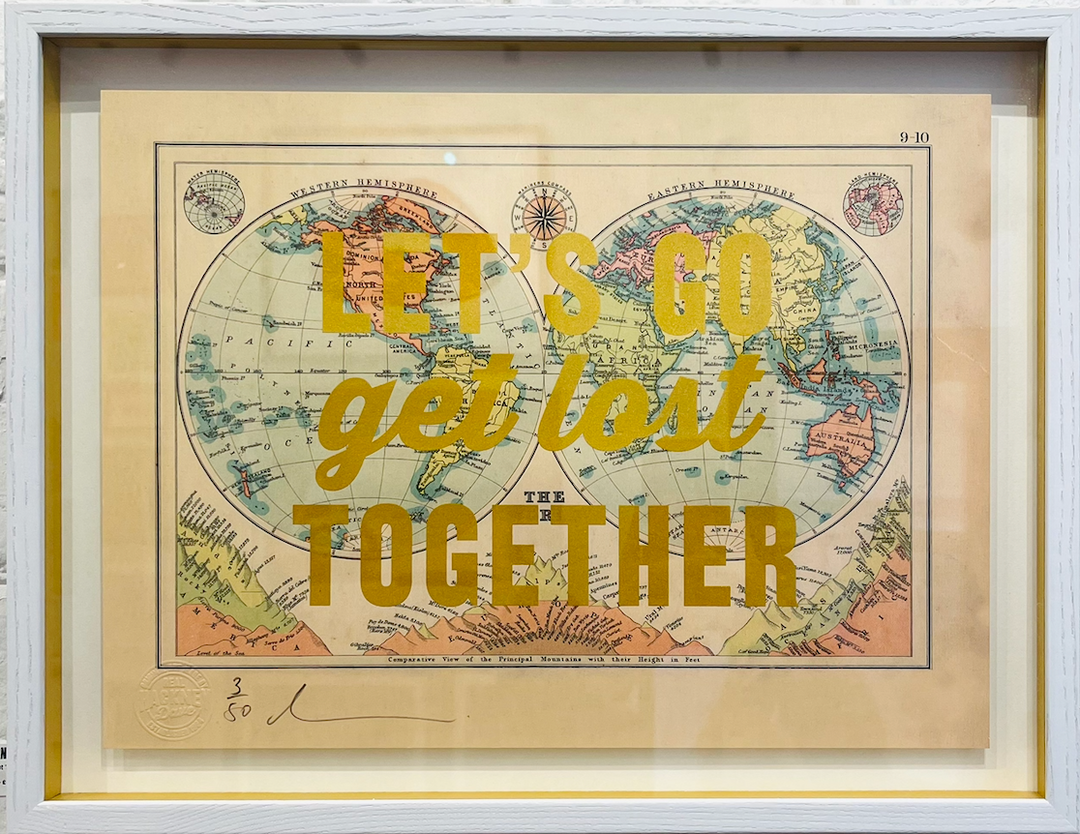 LET'S GO GET LOST TOGETHER GOLD